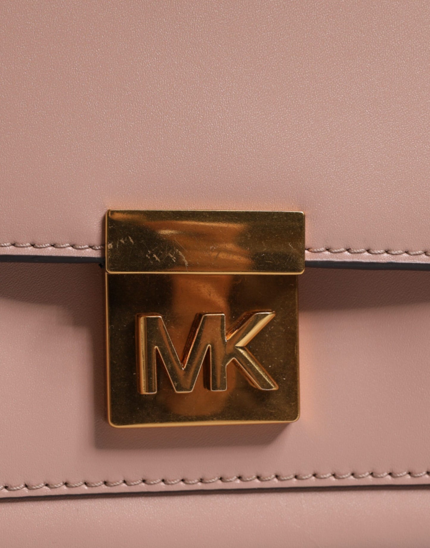 MICHAEL KORS Mindy rosa de couro