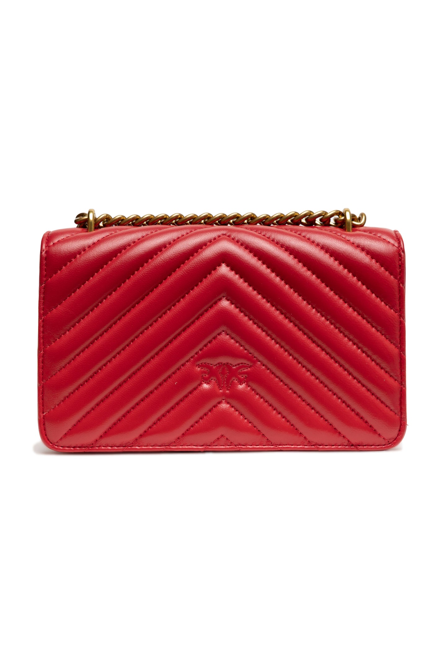 Mala Pinko Mini Love Bag One Chevron