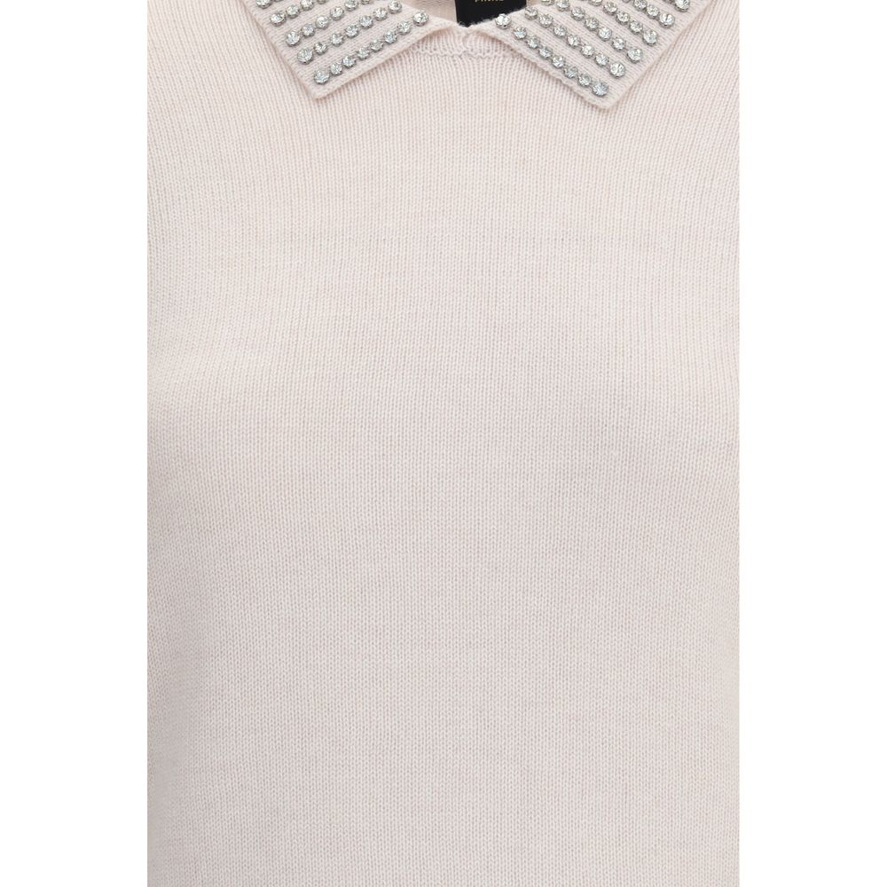 Blusa PINKO com gola decorada 