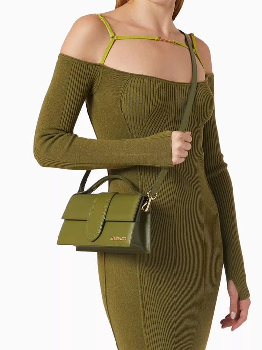 JACQUEMUS Le Grand Bambino khaki