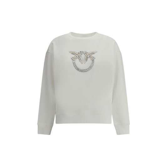 Blusa PINKO branca com logótipo bordado 
