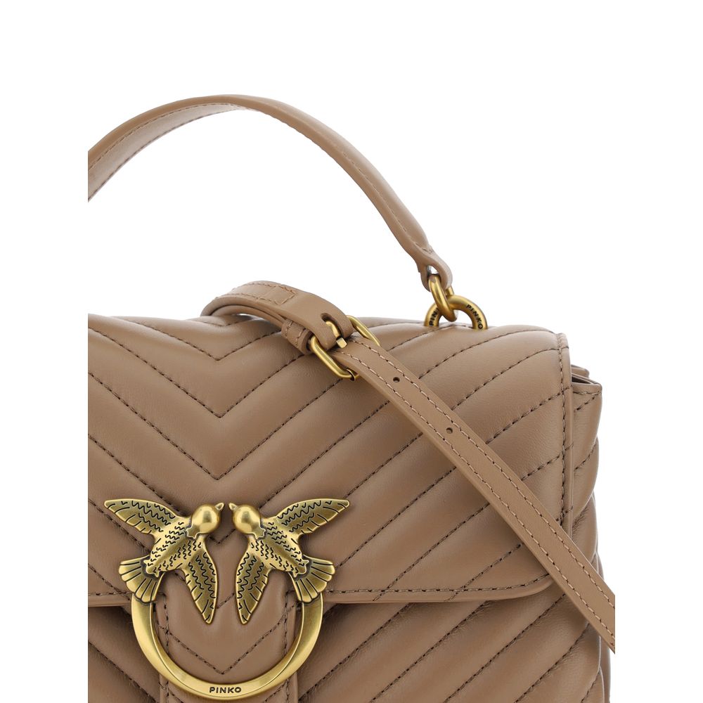 PINKO Love Lady Mini castanha 
