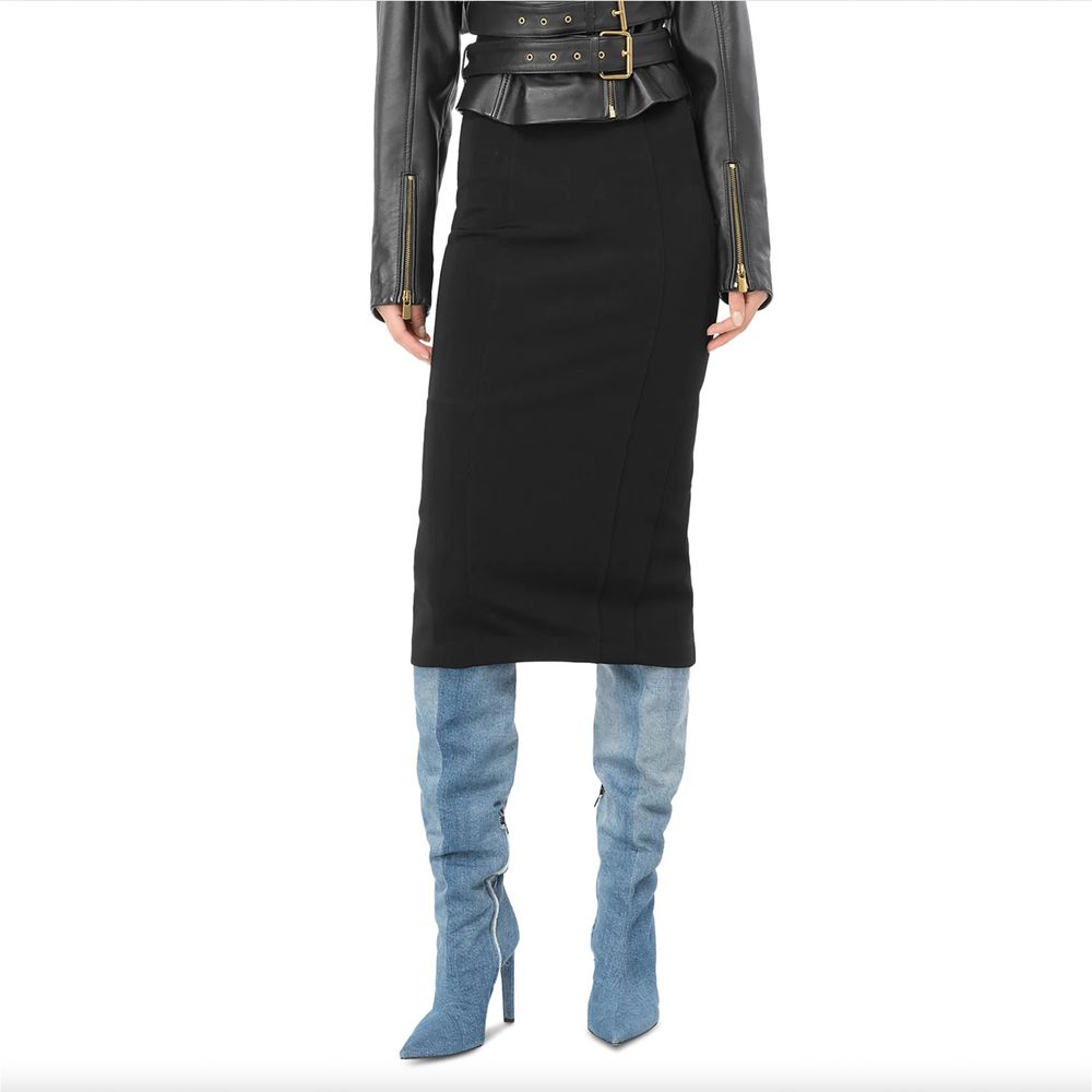 PINKO Black Skirt