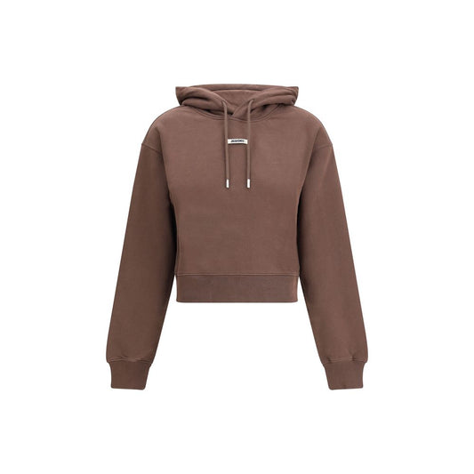 Sweatshirt Jacquemus castanha com capuz